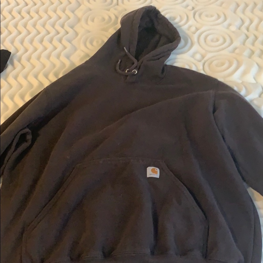 Brown Carhartt hoodie